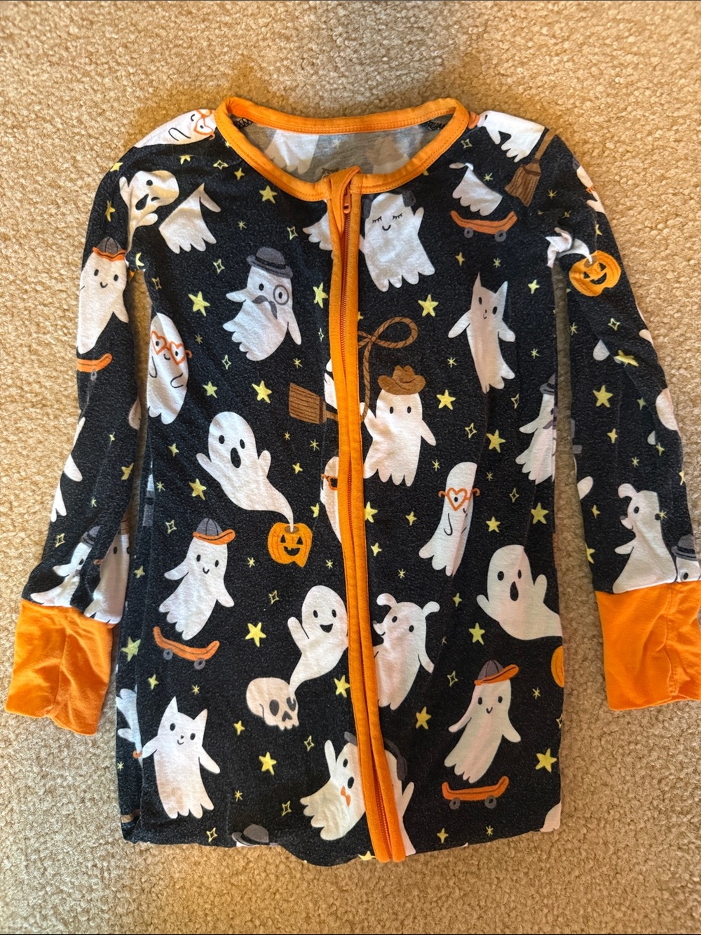Little Sleepies Halloween 🎃 18-24m zipper pajamas